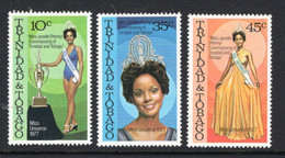1978 - TRINIDAD & TOBAGO -  Catg.. Mi. 372/374 - NH - (40444.11) - Trinidad Y Tobago (1962-...)