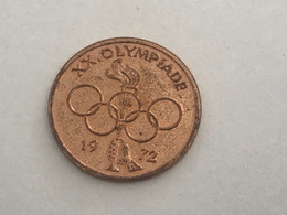 Münze Medaille Auffer Bank Olympische Spiele München - Souvenirmunten (elongated Coins)