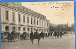 Escadron Du Train Des Equipages Militaires - Depart Pour La Manoeuvre (N10329) - Manoeuvres