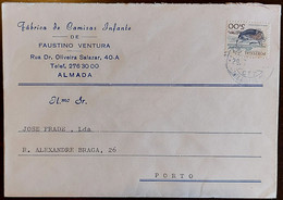 PORTUGAL - Cover - Cancel Santa Apolónia 1979 - Stamp Instrumentos De Trabalho 5$00 - Fábrica De Camisas Infante, Almada - Lettres & Documents