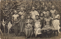 PC ETHNIC TYPE FAMILY IVORY COAST REAL PHOTO (a28263) - Côte-d'Ivoire