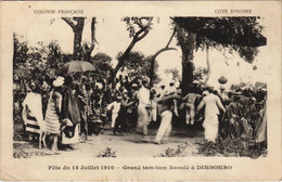 PC DIMBOKRO GRAND TAM-TAM BAOULE IVORY COAST ETHNIC TYPE (a28255) - Côte-d'Ivoire