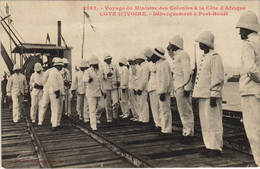 PC DEBARQUEMENT PORT-BOUET VOYAGE DU MINISTRE DES COLONIES IVORY COAST (a28264) - Côte-d'Ivoire