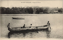 PC PIROGE DE NALONS FRENCH GUINEA ETHNIC TYPE (a28672) - Guinée