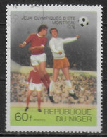 NIGER  N° 366  Oblitere    Jo 1976  Football  Soccer Fussball - Gebraucht