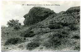 CPA 42 Loire Montbrison Ecotay Rocher Tête D'homme - Montbrison