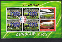 S. VICENTE 2008- MNH (FRANÇA - FUTEBOL - EURO ALEMANHA 2008)_ DPT1203 - Championnat D'Europe (UEFA)