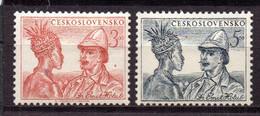 Serie   Nº 616/7  Checoslovaquia - Ungebraucht