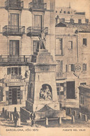 CPA BARCELONA FUENTE DEL VIEJO ANO 1870 - Barcelona