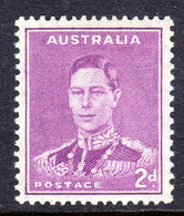 AUSTRALIA - 1937 KGVI 2d PURPLE STAMP FINE MNH ** SG 185 - Mint Stamps