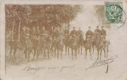 CPA Photo D'un Regiment à Cheval - Cavalerie - Photographie - Fotografie