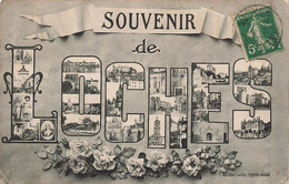 CPA Souvenir De Loches - Carte Multivues - Gruss Aus.../ Grüsse Aus...