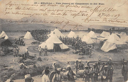 CPA MAROC MELILLA VISTA GENERAL DEL CAMPAMENTO DE SIDI MUZA - Sonstige & Ohne Zuordnung