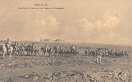 CPA MAROC MELILLA CABALLERIA DE PASO POR LOS LLANOS DE ROSTROGORDO - Sonstige & Ohne Zuordnung