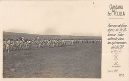 CPA MAROC CAMPANA DE MELILLA FUERZA DE CAZADORES DE LA COLUMNA TOVAR - Sonstige & Ohne Zuordnung