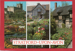 Stratford Upon Avonb Multivues 2 Scans CPM Animation Année 1997  EDIT J.SALMON - Stratford Upon Avon