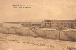 CPA MAROC CAMPANA DEL RIF 1921 YAZANEN VISTA DE LA POSICION - Autres & Non Classés