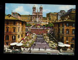 Cartolina Postale Roma - Piazza Di Spagna 2 -  Viaggiata 1972 - Altare Della Patria