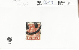 56912 ) Canada 1925  Postmark Cancel - Usados
