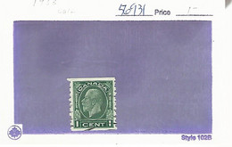 56931 ) Canada 1932 Coil  Postmark Cancel - Usados