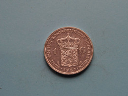 1929 - 1 Gulden ( For Grade, Please See Photo ) Silver 10 Gr. (720) ! - Monedas En Oro Y Plata