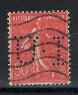 Perfore - IU Perfin Sur YV 199 - Used Stamps