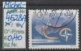 1999 - UNGARN -  SM "Nato-Beitritt" 110 Ft Mehrfärbig - O Gestempelt - S.Scan (hu 4528Ao) - Usati