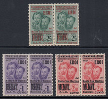 Italy. C.L.N. Cuvio Eroi Monte S. Martino. Set In Paar MH, Light Hinge. - Comitato Di Liberazione Nazionale (CLN)