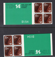 1976 - NUOVA ZELANDA    -  Catg.. Mi. MARKEN 700 - NH - (40444.17) - Carnets