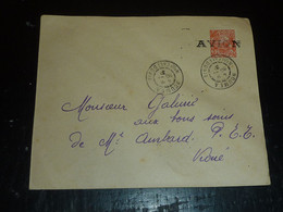 LETTRE DE NOUVELLE CALEDONIE ET DEPENDANCES N°119 SURCHARGE " AVION " 1931 De NOUMEA Pour KONE...- ENVELOPPE PLI (DOC-F) - Cartas & Documentos