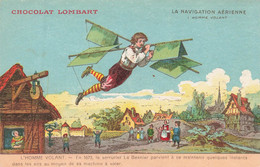 CPA La Navigation Aerienne - L'homme Volant - Publicité Chocolat Lombart - ....-1914: Precursori