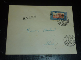 LETTRE DE NOUVELLE CALEDONIE ET DEPENDANCES N°149 SURCHARGE " AVION " 1931 De NOUMEA à KONE - ENVELOPPE (DOC-F) - Lettres & Documents