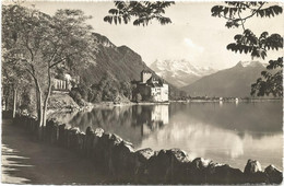 AC2523 Veytaux - Chateau De Chillon Et Les Dents Du Midi / Viaggiata 1958 - Veytaux