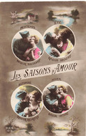 CPA Fantaisie - Les Saisons D'amour - Couple Amoureux - Frauen