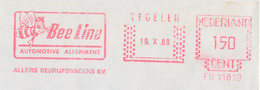 Meter Cover The Netherlands 1988 - Bee Line - Honeybees