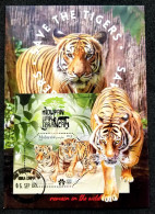 Malaysia 2nd International Tiger Forum 2022 Endangered Wildlife Year Lunar Tigers (ms) MNH *O/P *odd Shape *unusual - Malasia (1964-...)