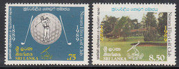 SRI LANKA 1989 Centenary Eliya Nuwara Golf Club. Set 2v Complete MNH(**) - Sri Lanka (Ceylon) (1948-...)