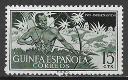 Spanish Guinea 1954. Scott #333 (MH) Hunter - Guinea Española