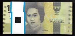 Lot 100 Pcs 1 Bundle Indonesia 1,000 1000 Rupiah 2016 - 2020 UNC - Indonésie