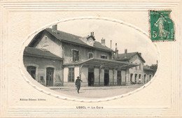 CPA Ussel - La Gare - Editions Etienne Aubrun - Ussel