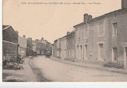 St-LAURENT-des-AUTELS. - Grande Rue - Les Postes. Carte RARE - Sonstige & Ohne Zuordnung