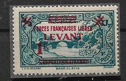 LEVANTE 1942 MNH STAMP GRAND LIBAN ,FRANCE-LIBRE SURCHARGED - Ungebraucht
