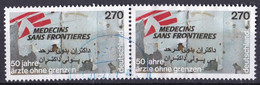 (3650) BRD 2021 O/used (waagrechtes Paar) (A1-29) - Used Stamps