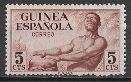 Spanish Guinea 1952. Scott #321 (MH) Drummer - Guinea Española