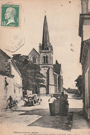 St-GEORGES-CHATELAISON. - L'Eglise Et La Route De Doué-la-Fontaine - Autres & Non Classés