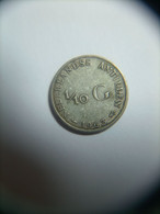 ANTILLAS HOLANDESAS - 1/10 Gulden KM3 PLATA - Netherlands Antilles