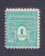 TIMBRE FRANCE N° 624 NEUF ** - 1944-45 Arco Del Triunfo