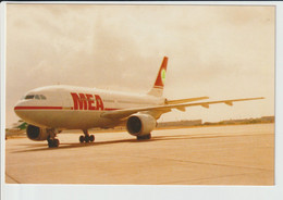 Vintage Pc MEA Middle East Airlines Airbus Aircraft - 1919-1938: Entre Guerres