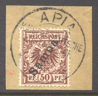 German Colonies Samoa, Deutsche Kolonien Samoa, 1900, 50 Pf., Used, Gestempelt, Michel 6 - Samoa
