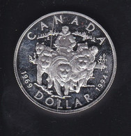 MONEDA DE PLATA DE CANADA DE 1 DOLLAR DEL AÑO 1994 - LA DE LA FOTO (SILVER,ARGENT) - Canada